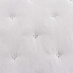 Edredón AMALFI gris con encaje 250x260cm