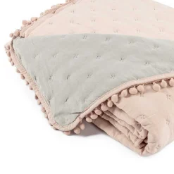 Edredón Bear Rosa/Gris Revers. 140x220Cm