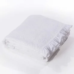 Edredón blanco con flores 220x240cm