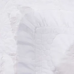 Edredón blanco con flores 220x240cm