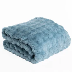 Edredón DREAMFUR azul 220x240cm