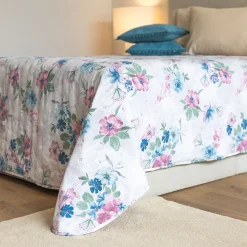 Edredón flores ALBA 250x270cm