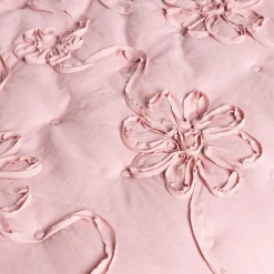 Edredón FLOWER NEST rosa 220x240cm