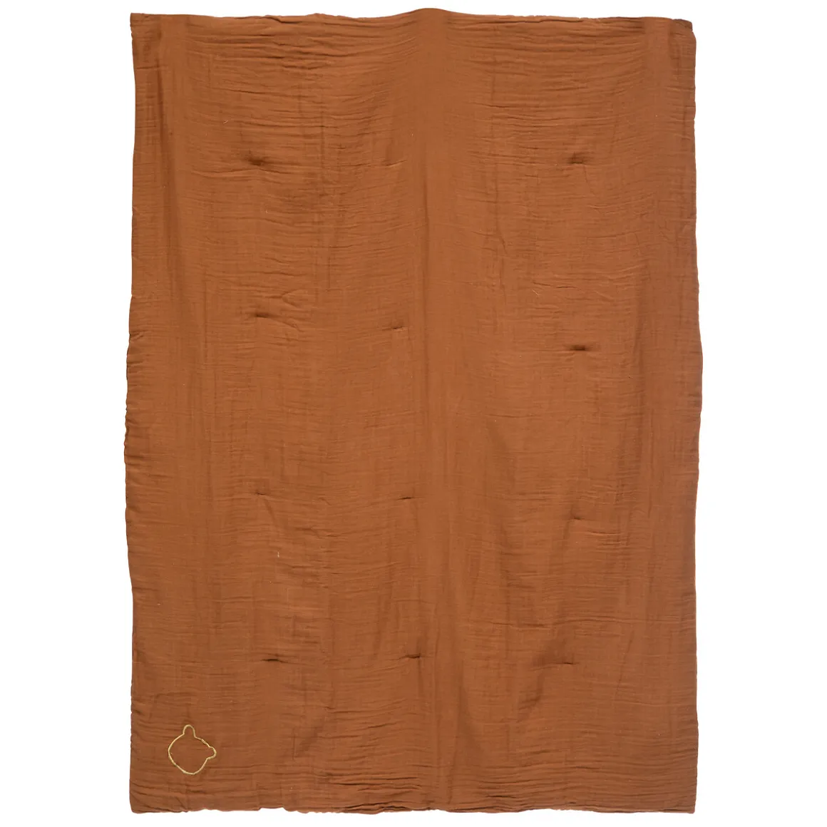 Edredón Gaze Terracota 100x140Cm