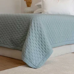 Edredón STOCKHOLM azul pastel 220x240cm