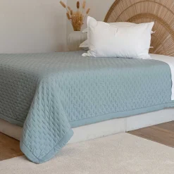 Edredón STOCKHOLM azul pastel 220x240cm