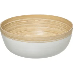 Ensaladera De Bambú Modern Blanca 30Cm