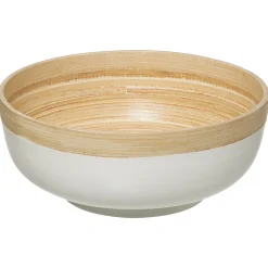 Ensaladera De Bambú Modern Blanca 20Cm
