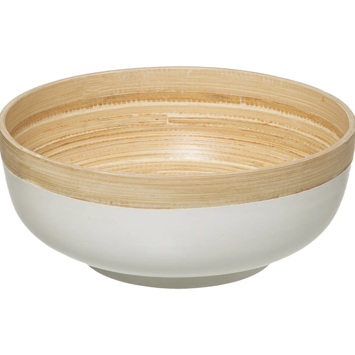 Ensaladera De Bambú Modern Blanca 20Cm