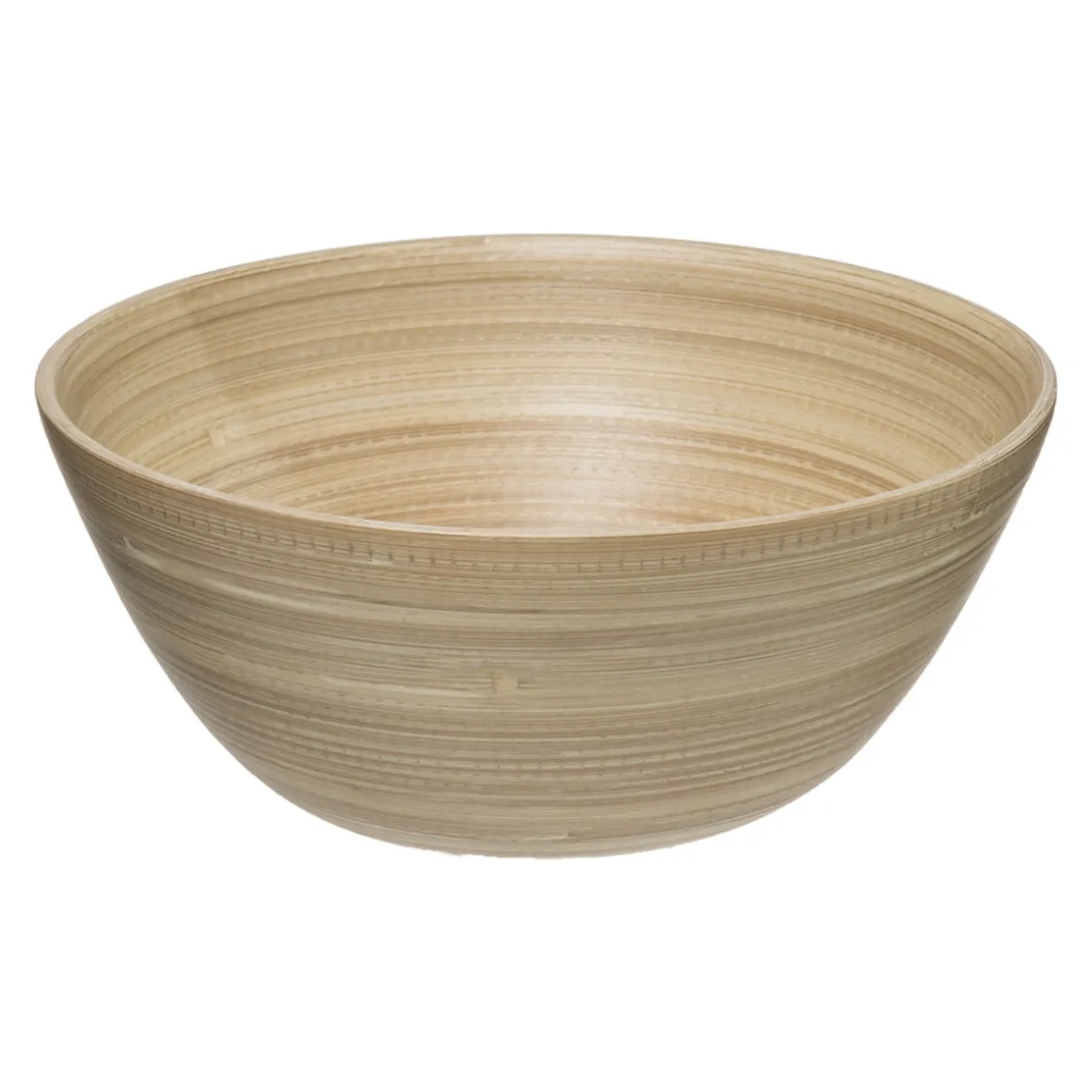 Ensaladera De Bambú Natural 30Cm