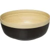 Ensaladera De Bambú Negra 30Cm