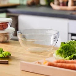 Ensaladera De Vidrio Red. Apilable 20Cm