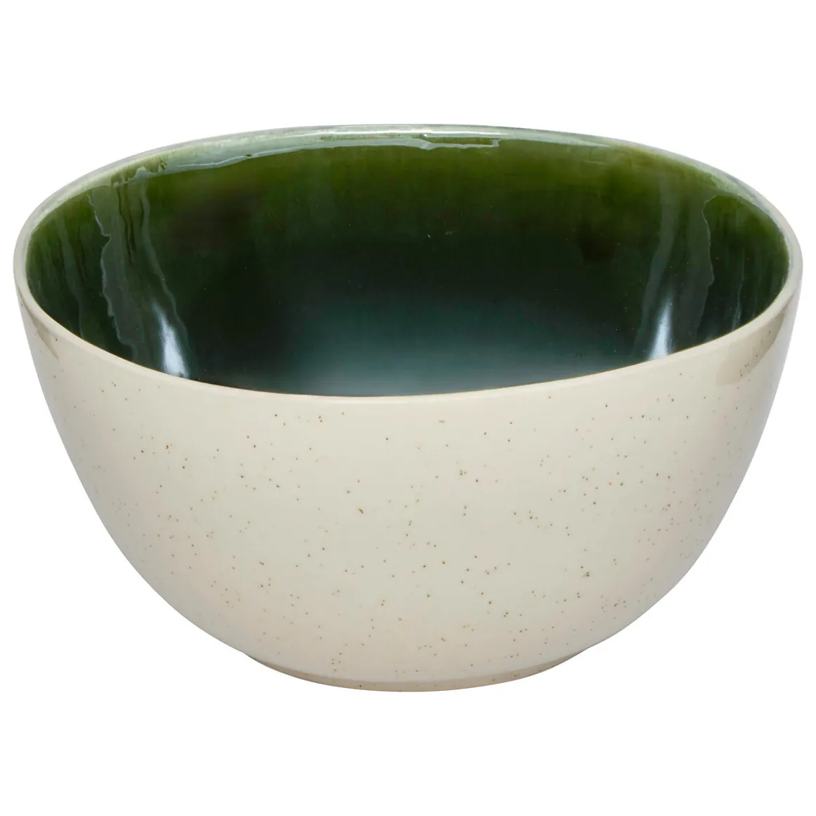 Ensaladera WONJA verde de porcelana 26cm