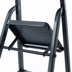 Escalera Negra Con 4 Gradas