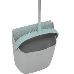 Escoba con recogedor rotativo SKY gris