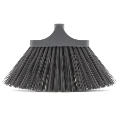 Escoba Dura De Pvc Gris