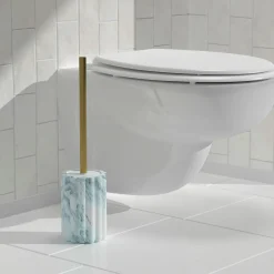 Escobilla wc MARBY blanco de poliresina