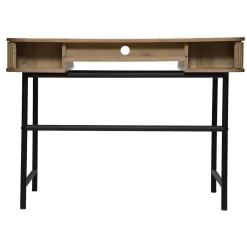 Escritorio Colva Beige Con 2 Puertas