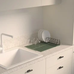 Escurreplatos de metal multicolor