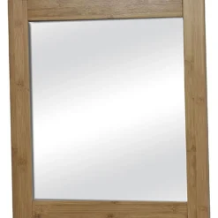 Espejo De Bambú 48x1.5x51.8Cm