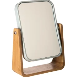 Espejo De Baño De Bambú