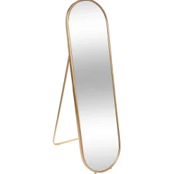 Espejo De Metal Dorado 160x43.5Cm