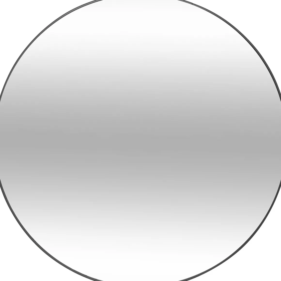 Espejo de pared ALICE redondo negro 110cm