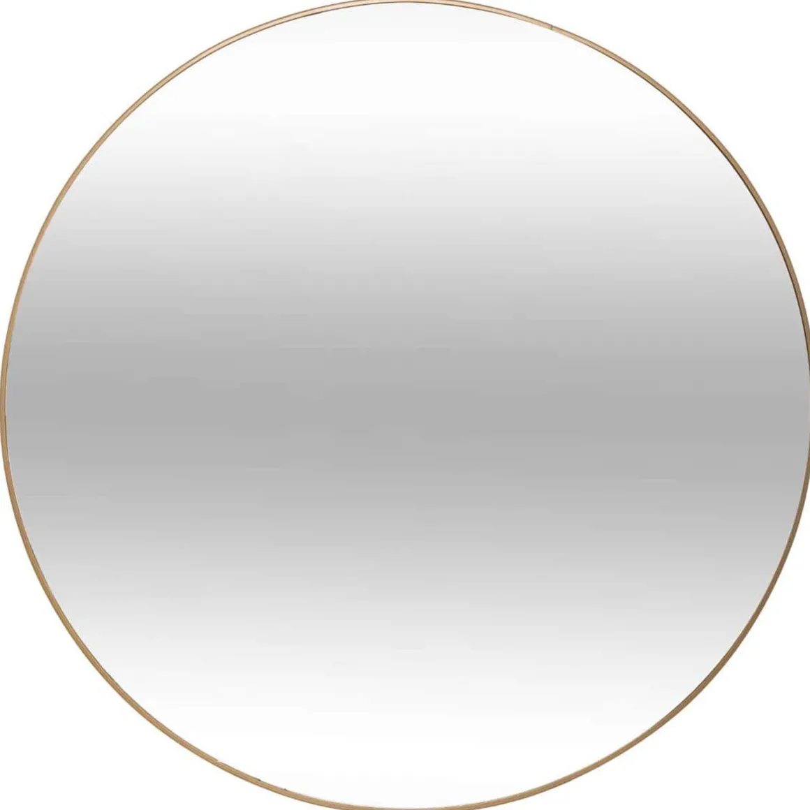 Espejo de pared ALICE redondo dorado 76cm