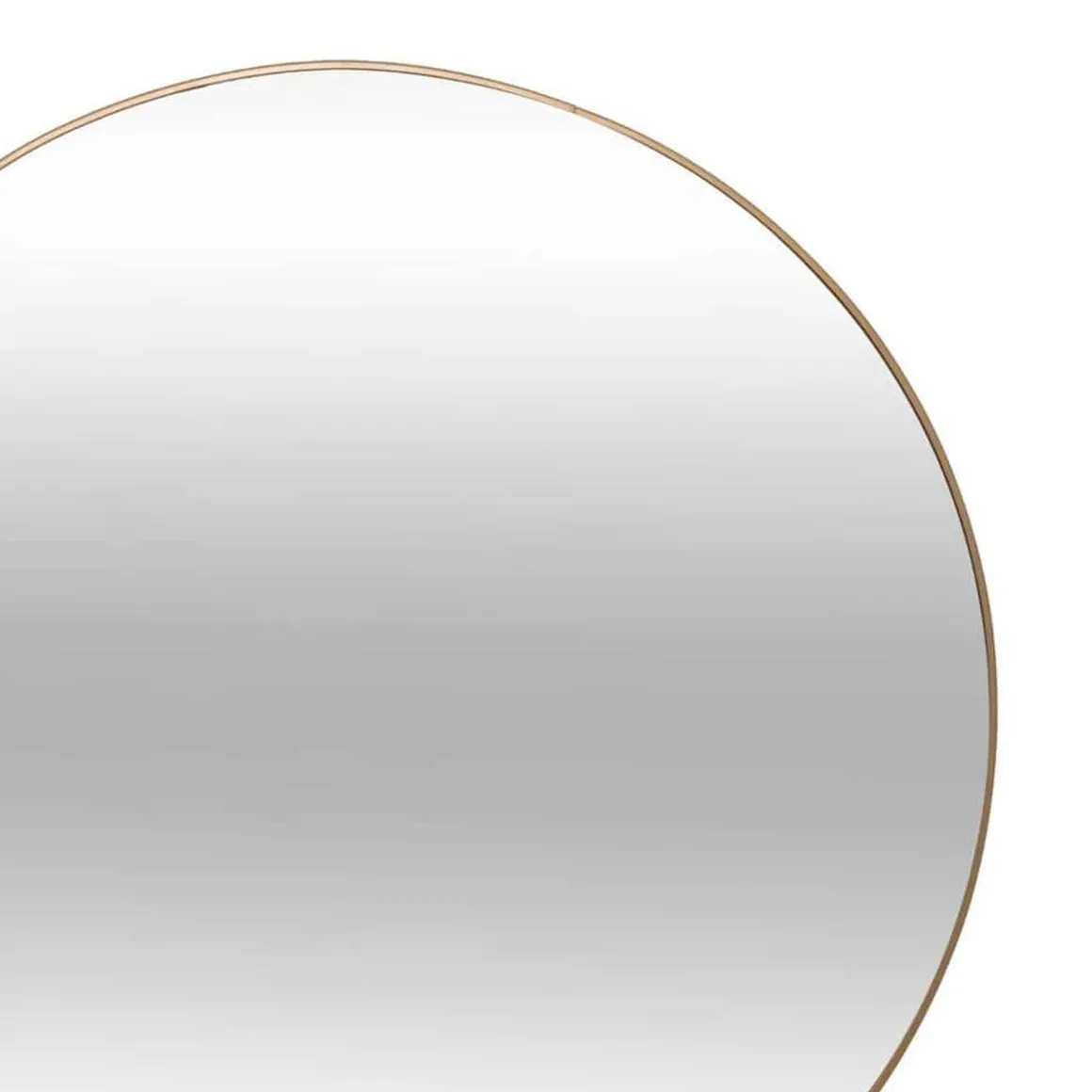 Espejo de pared ALICE redondo dorado 76cm