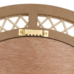 Espejo de pared ANAHI de rattan 87x47cm