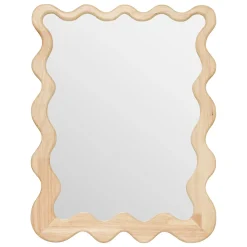 Espejo de pared beige 62cm