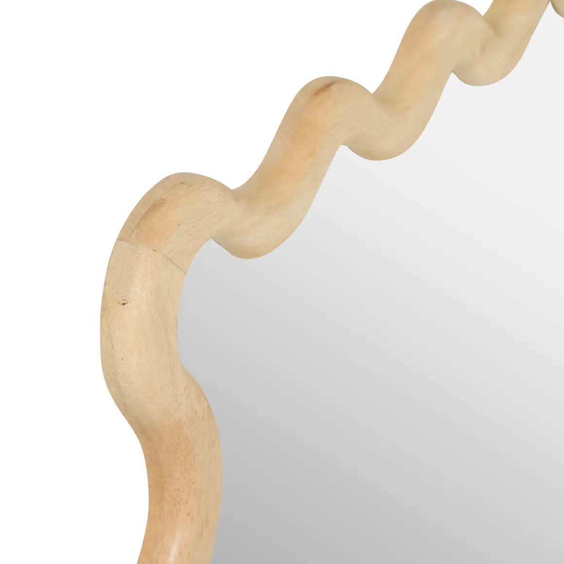 Espejo de pared beige 62cm