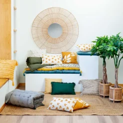 Espejo De Pared Caravane Beige 110Cm