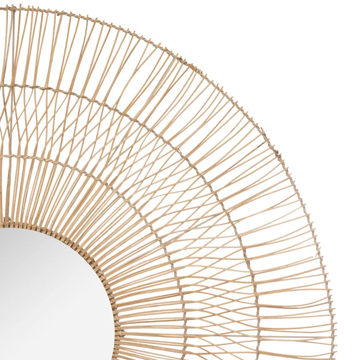 Espejo De Pared Caravane Beige 110Cm