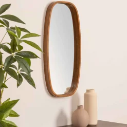 Espejo de pared castaño JASNA