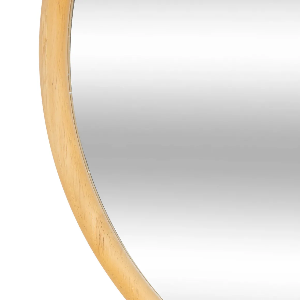 Espejo de Pared Kim Beige De Madera 55cm