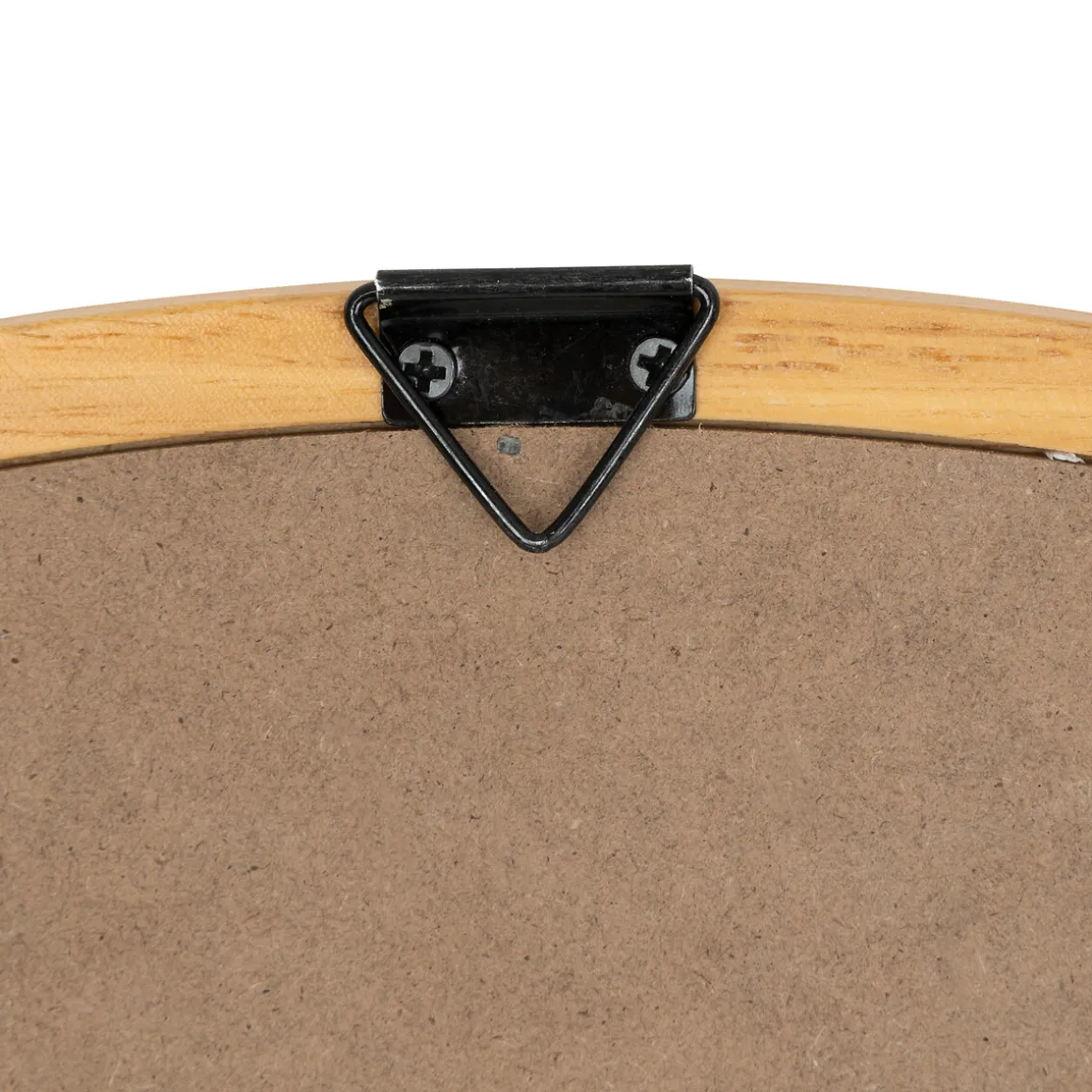 Espejo de Pared Kim Beige De Madera 55cm