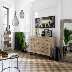 Espejo De Pared Madera 80x166Cm