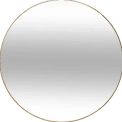 Espejo De Pared Redondo Alice Dorado