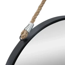 Espejo de pared redondo metal 38Cm