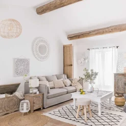 Espejo De Pared Ritual Mdf Blanco 90Cm