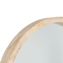 Espejo De Pared Scandinave Madera 50Cm