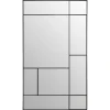 Espejo de pared vidrio/metal 97x2.5x167