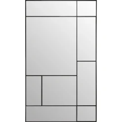 Espejo de pared vidrio/metal 97x2.5x167