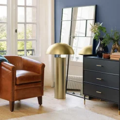 Espejo de pared vidrio/metal 97x2.5x167