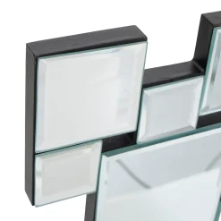 Espejo decorativo JANDIRA plateado 60x38cm