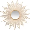Espejo Decorativo Metal Sol 99Cm