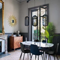 Espejo Decorativo Metal Sol 99Cm