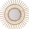 Espejo Decorativo Sol De Ratán 58Cm