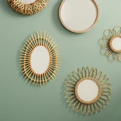 Espejo Decorativo Sol Pointu Mdf 50Cm